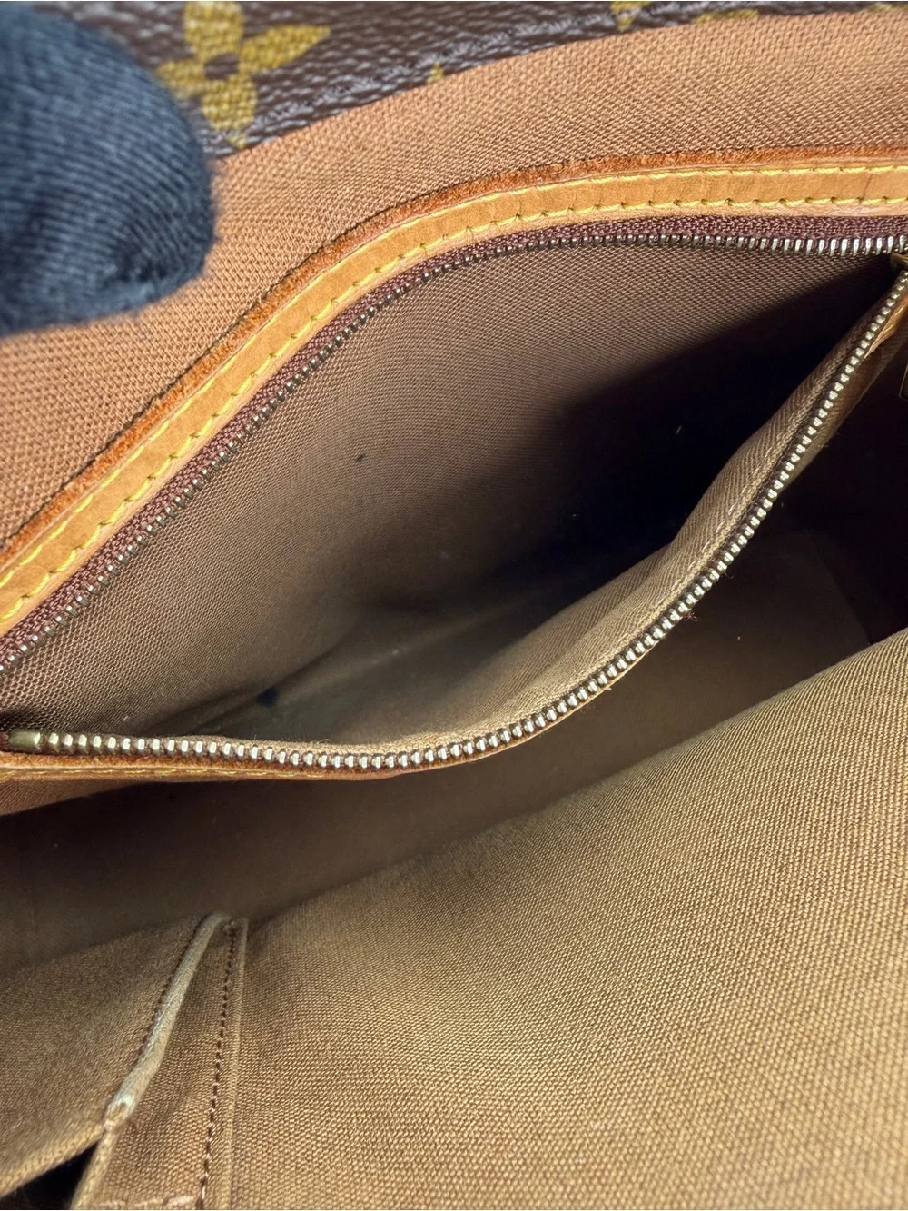 LOUIS VUITTON Monogram Canvas Cabas Piano Tote Bag